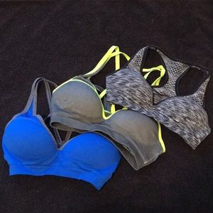 Pink Padded Sports Bra Bundle